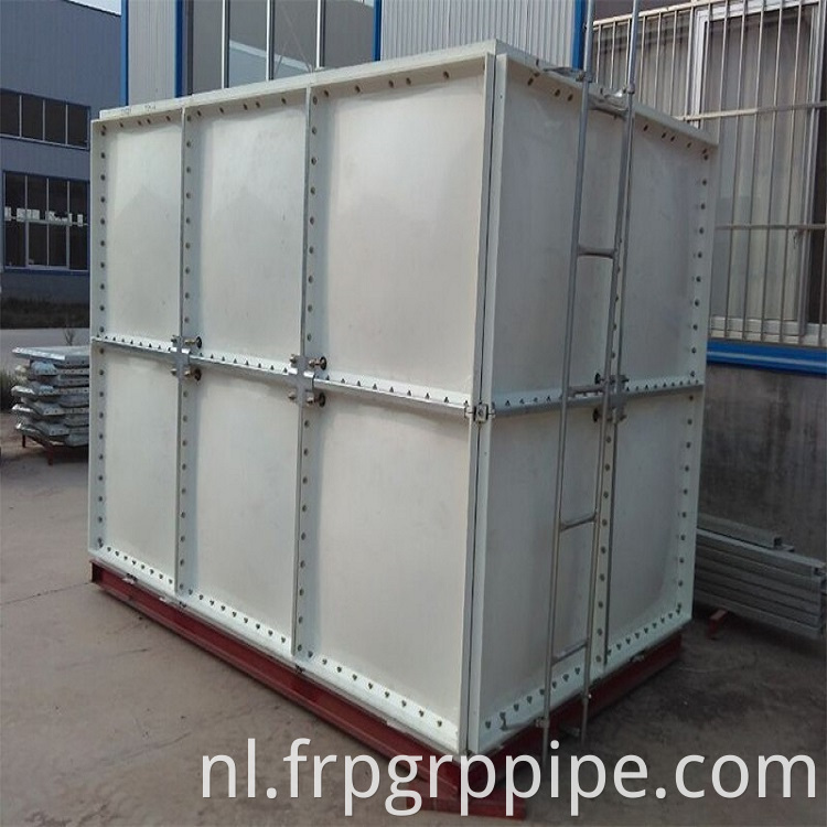 10000 liter 20000 liter 30m3 glasvezel inklapbare watertank Voedsel Grade Watertank GRP Modulaire watertank